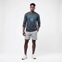 Champion Men's UNC School Initials Over Mascot Triumph Long Sleeve T-shirt