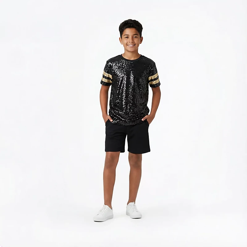 Outerstuff Boys' Houston Texans Rumble Long Sleeve Graphic T-shirt