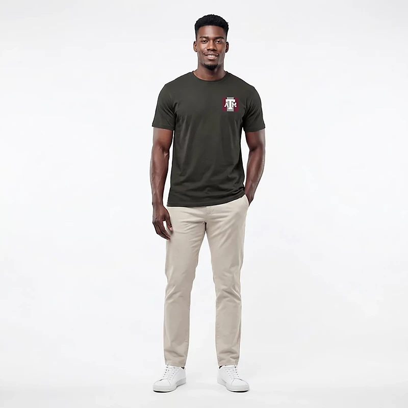 Image One Men's Texas A&M Football Stadium Mascot Ticket DS T-shirt