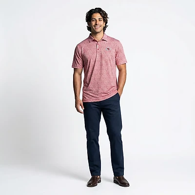Antigua Men's Chiefs Field Ditsy Polo Shirt