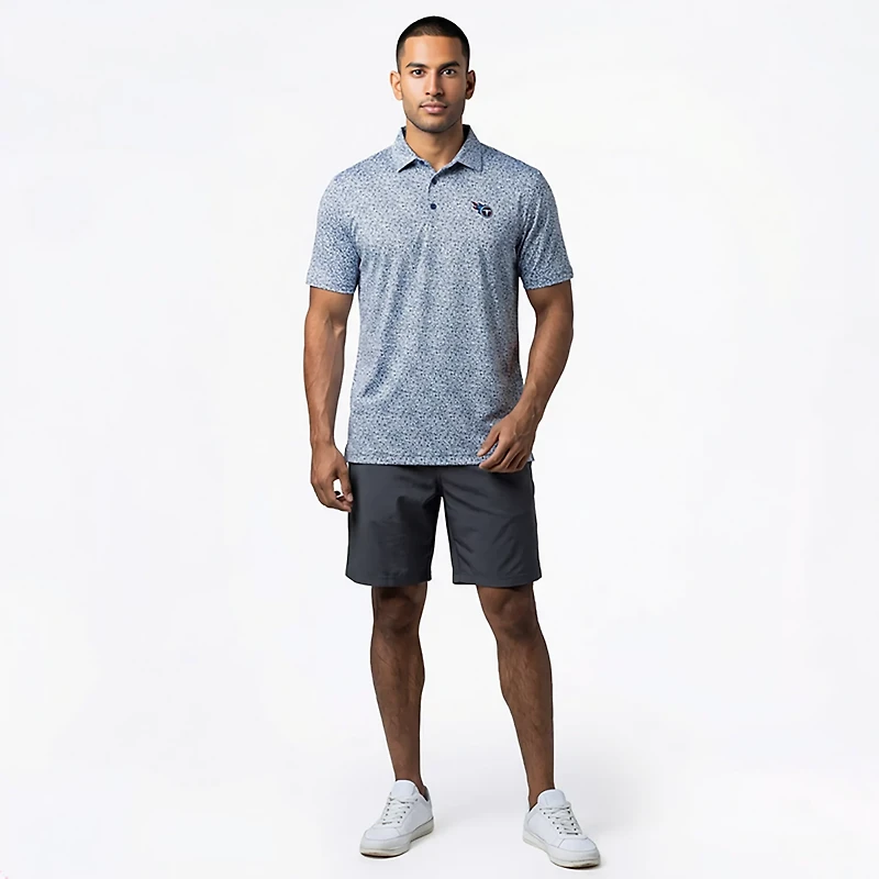 Antigua Men's Titans Field Ditsy Polo Shirt