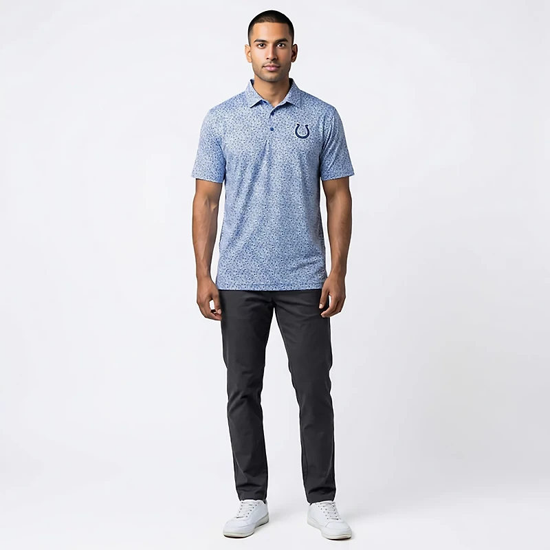 Antigua Men's Colts Field Ditsy Polo Shirt