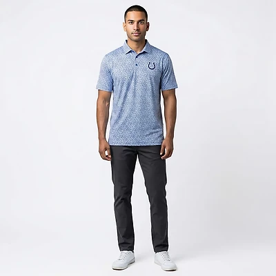 Antigua Men's Colts Field Ditsy Polo Shirt