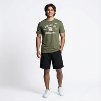 Nike Men's Houston Military Arch Over Primary Logo T-shirt