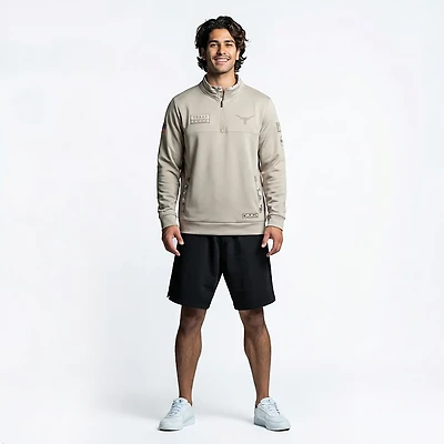 Colosseum Athletics Men's Texas Longhorns Battalion Fleece 1/4-Zip Sweatshirt