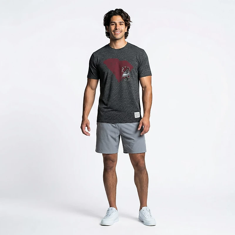 WILDCAT RETRO Men's University of South Carolina Vault Mascot Head State Graphic T-shirt