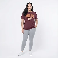 WILDCAT RETRO Women's Virginia Tech Arch Script Boxy T-shirt