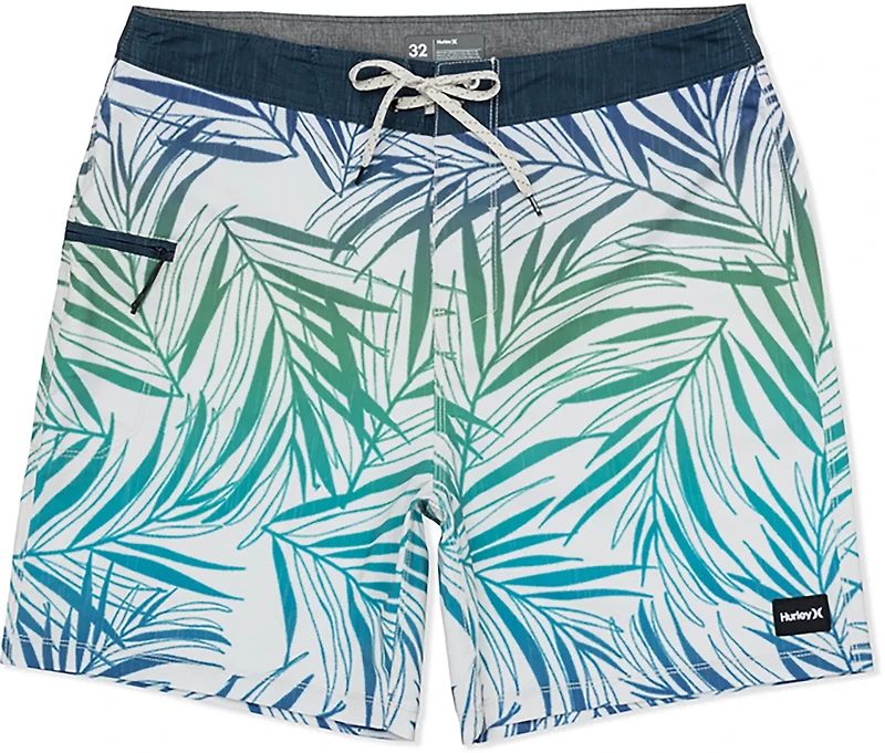 Hurley Men's Phantom Eco Classic Slub Zip Swim Shorts 7 in.