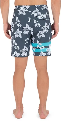 Hurley Men's Phantom Eco Block Party Engineered Swim Shorts 7 in.
