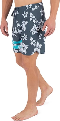 Hurley Men's Phantom Eco Block Party Engineered Swim Shorts 7 in.