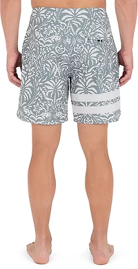 Hurley Men's Phantom Eco Block Party Engineered Swim Shorts 7 in.