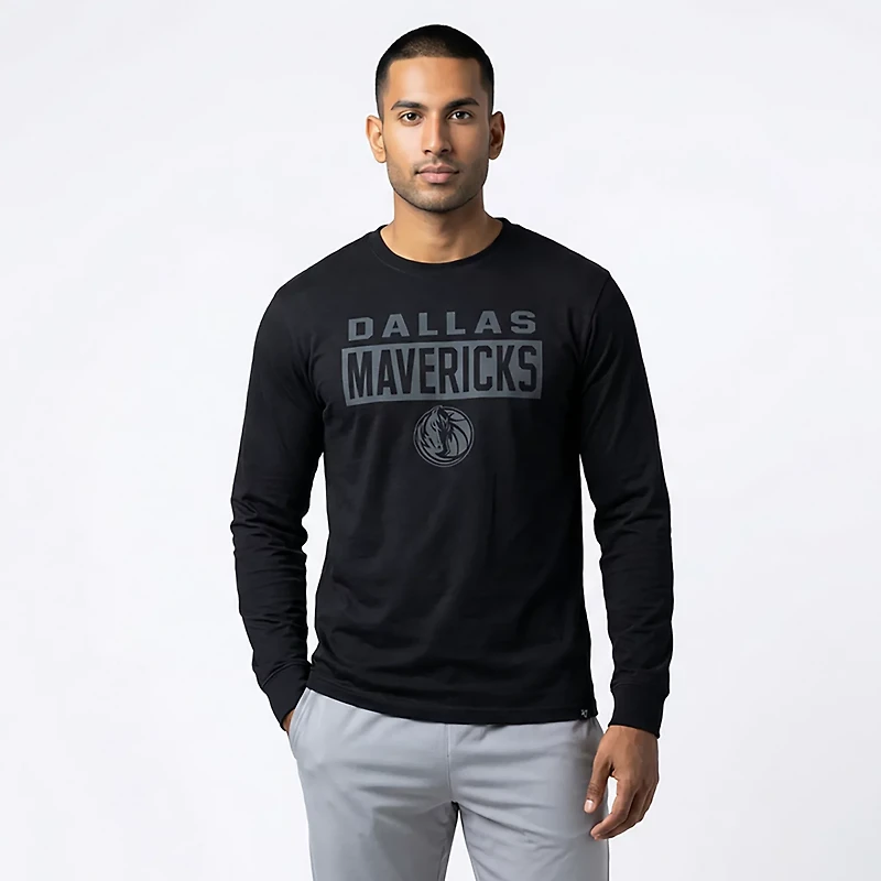 '47 Dallas Mavericks Iced Framework Franklin Long Sleeve Graphic T-shirt