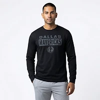 '47 Dallas Mavericks Iced Framework Franklin Long Sleeve Graphic T-shirt