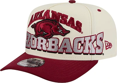 New Era Adults' Arkansas Razorbacks Arch Mascot MM 950AF Cap