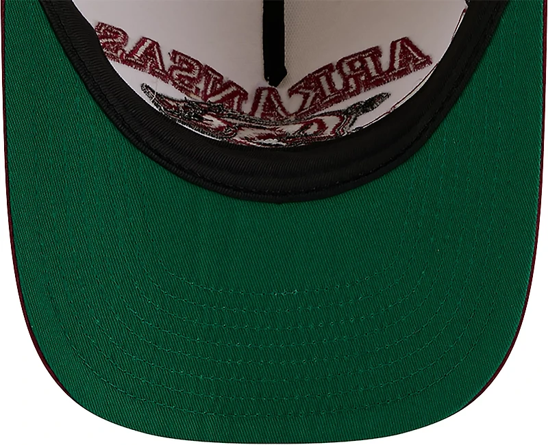 New Era Adults' Arkansas Razorbacks Arch Mascot MM 950AF Cap