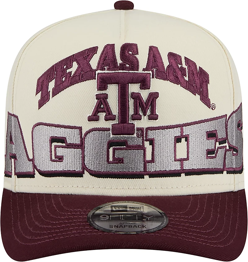 New Era Adults' Texas A&M Aggies Arch Mascot MM 950AF Cap