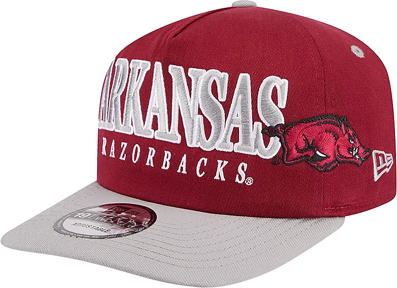 New Era Adults' Arkansas Razorbacks Full Front MM 1920 Cap