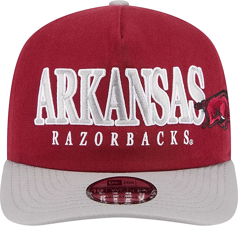 New Era Adults' Arkansas Razorbacks Full Front MM 1920 Cap