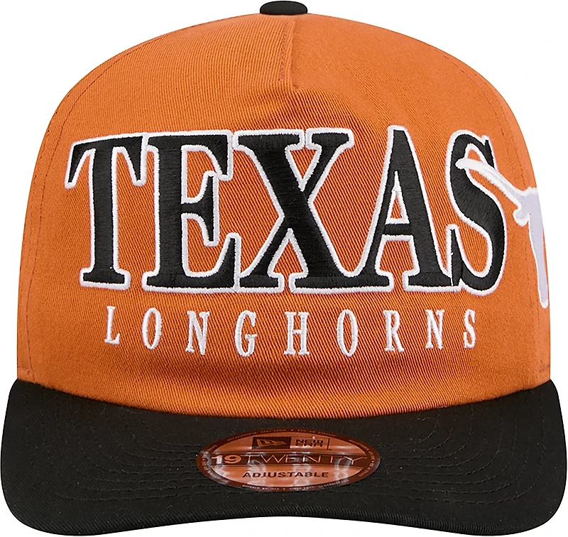 New Era Adults' Texas Longhorns Full Front MM 1920 Cap