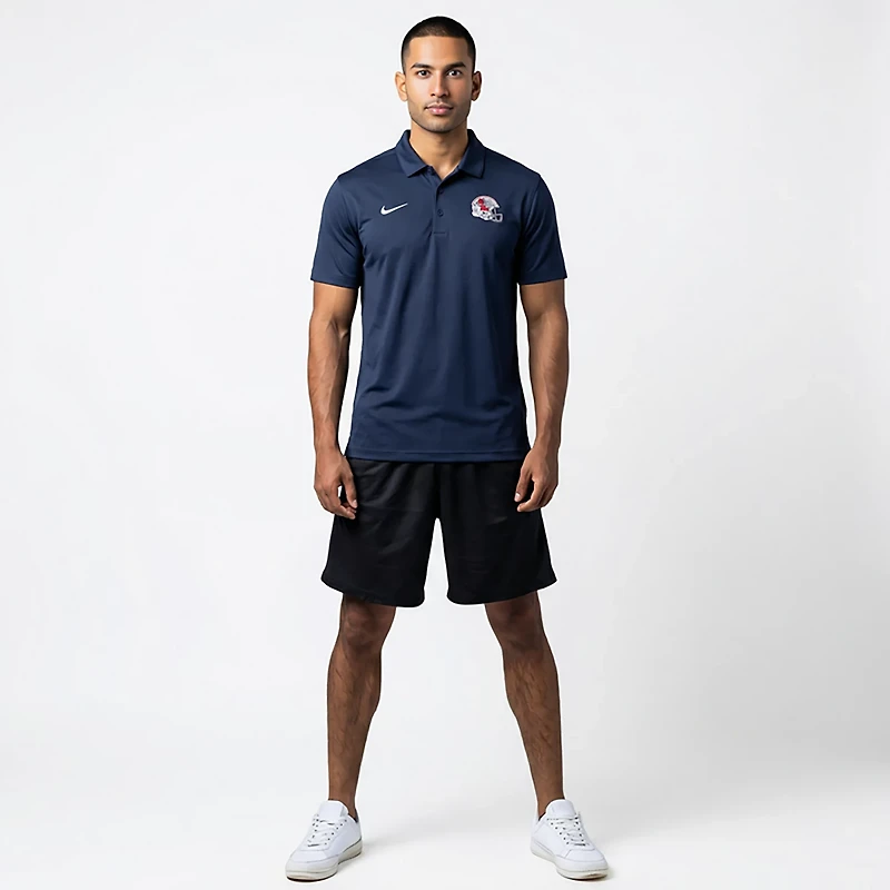 Nike Men's Ole Miss Rebels Realtree Football Helmet Victory Polo Shirt