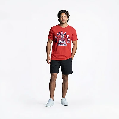 Homefield Men's Louisiana Tech Bulldogs Vintage Bulldog Short Sleeve T-shirt