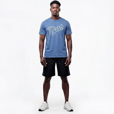 Homefield Men's Louisiana Tech Bulldogs Retro Script Core Collection T-shirt