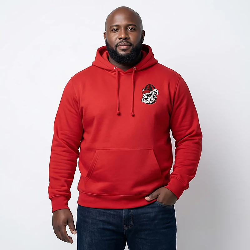 '47 Men's Georgia Bulldogs Regional Backer Headline Long Sleeve Hoodie