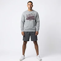 '47 Men's Texas A&M Aggies School Diagonal Regional Headline Long Sleeve Crew Sweatshirt