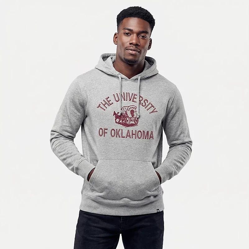 '47 Men's Oklahoma Sooners Arch Wagon Pivotal Headline Hoodie