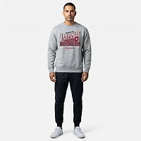 '47 Men's Indiana Hoosiers School Diagonal Regional Headline Long Sleeve Crew Sweatshirt