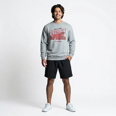 '47 Men's Texas Tech Red Raiders School Diagonal Regional Headline Long Sleeve Crew Sweatshirt