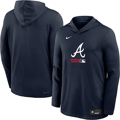 Nike Men’s Atlanta Braves AC Lightweight Long-Sleeve Hoodie