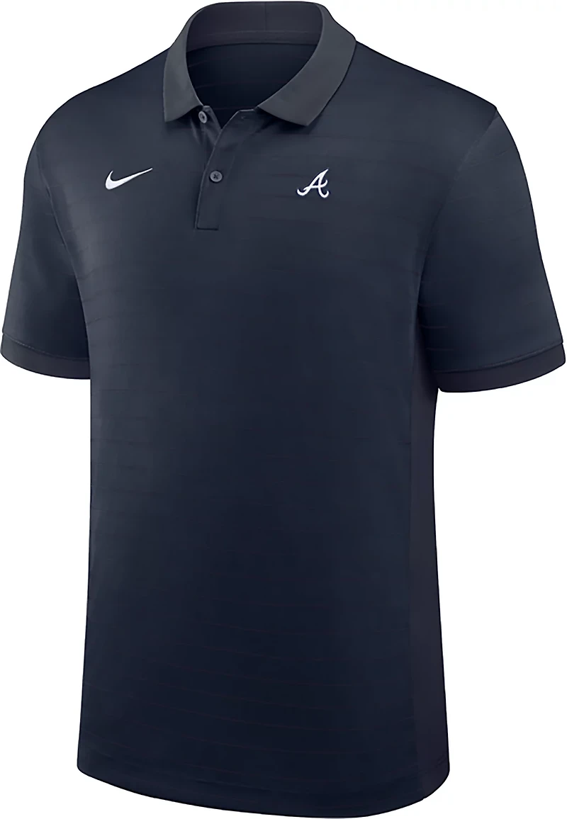 Nike Men’s Atlanta Braves AC Victory Striped Polo