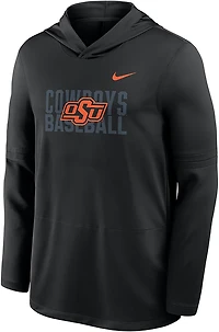 Nike Men's Oklahoma State University Logo Over School Dri-FIT Hoodie Top