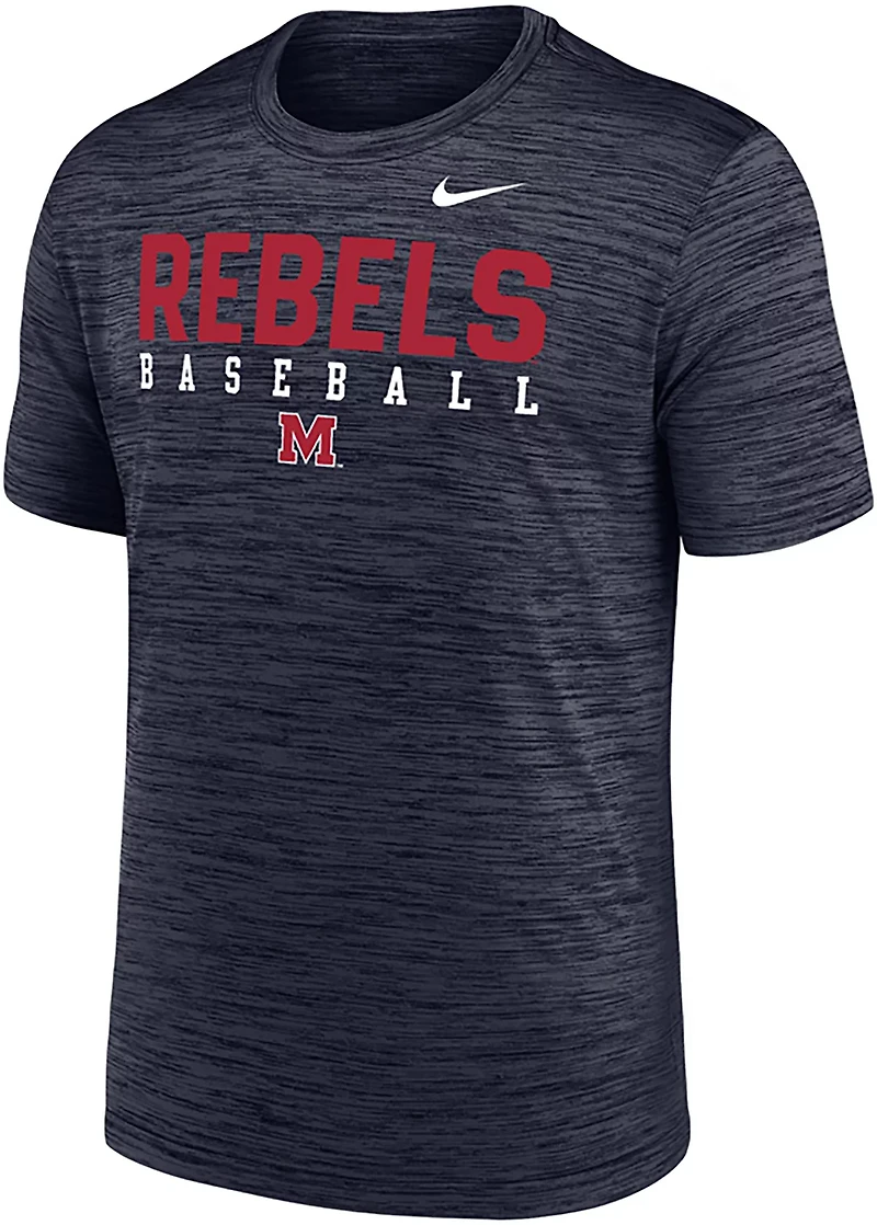 Nike Men's University of Mississippi School Baseball Legend Graphic T-shirt