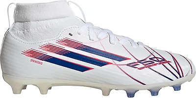 adidas Kids' F50 Sparkfusion League Mid Cut Firm Ground/Artificial Ground Soccer Cleats