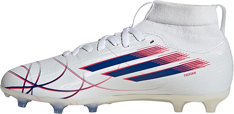 adidas Kids' F50 Sparkfusion League Mid Cut Firm Ground/Artificial Ground Soccer Cleats