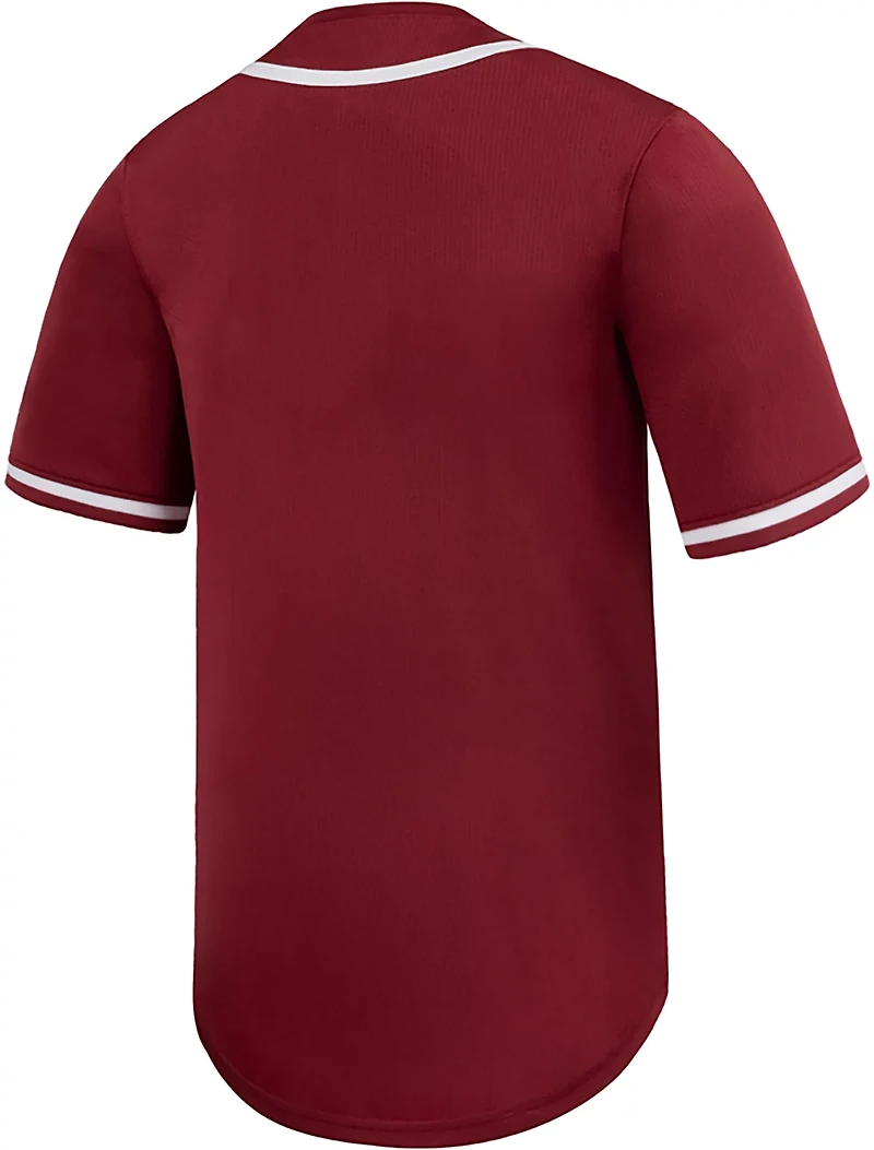 Nike Boys' University of Arkansas Limited Full Button Baseball Jersey