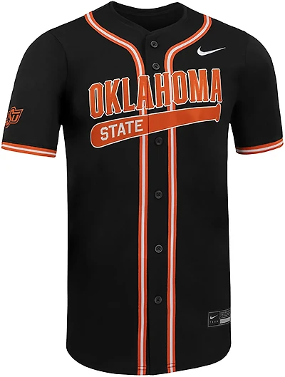 Nike Men's Oklahoma State University Limited Full Button Baseball Jersey