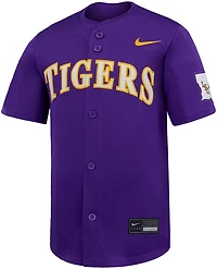 Nike Boys' Louisiana State University Limited Full Button Baseball Jersey