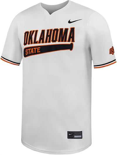 Nike Men's Oklahoma State University Limited V-neck Baseball Jersey