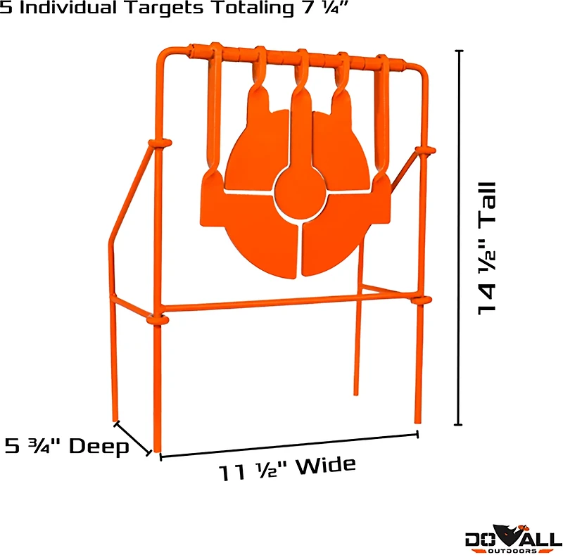 Do-All Outdoors .22 Dialed Spinner Steel Target