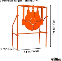 Do-All Outdoors .22 Dialed Spinner Steel Target