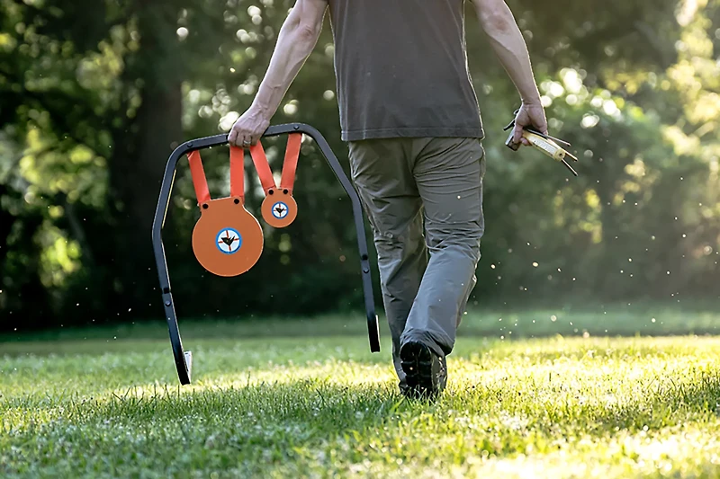 Do-All Outdoors High Caliber 2-Target Steel Gong Stand