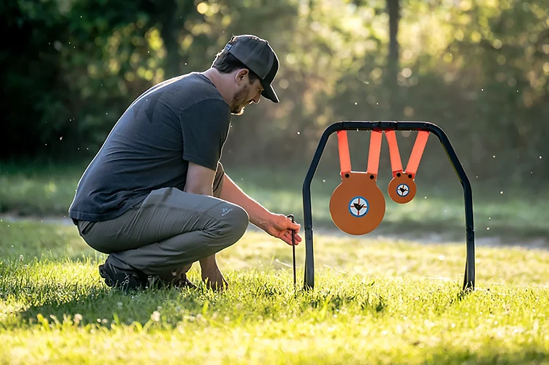 Do-All Outdoors High Caliber 2-Target Steel Gong Stand