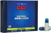 CCI Pest Control 9mm Luger 53-Grain Centerfire Shotshells - 10 Rounds