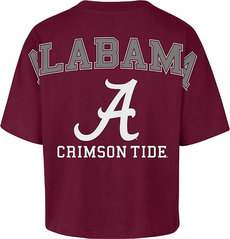 47 Women's Alabama Back Out Foundation Crop DS T-shirt