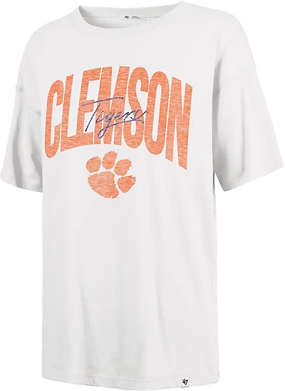 '47 Women's Clemson Tigers Muse Sadie Short Sleeve T-shirt