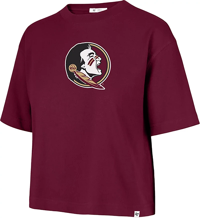 47 Women's Florida State Back Out Foundation Crop DS T-shirt
