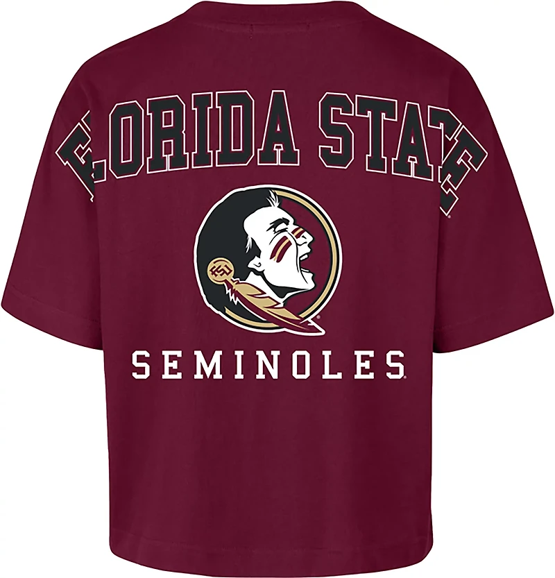 47 Women's Florida State Back Out Foundation Crop DS T-shirt